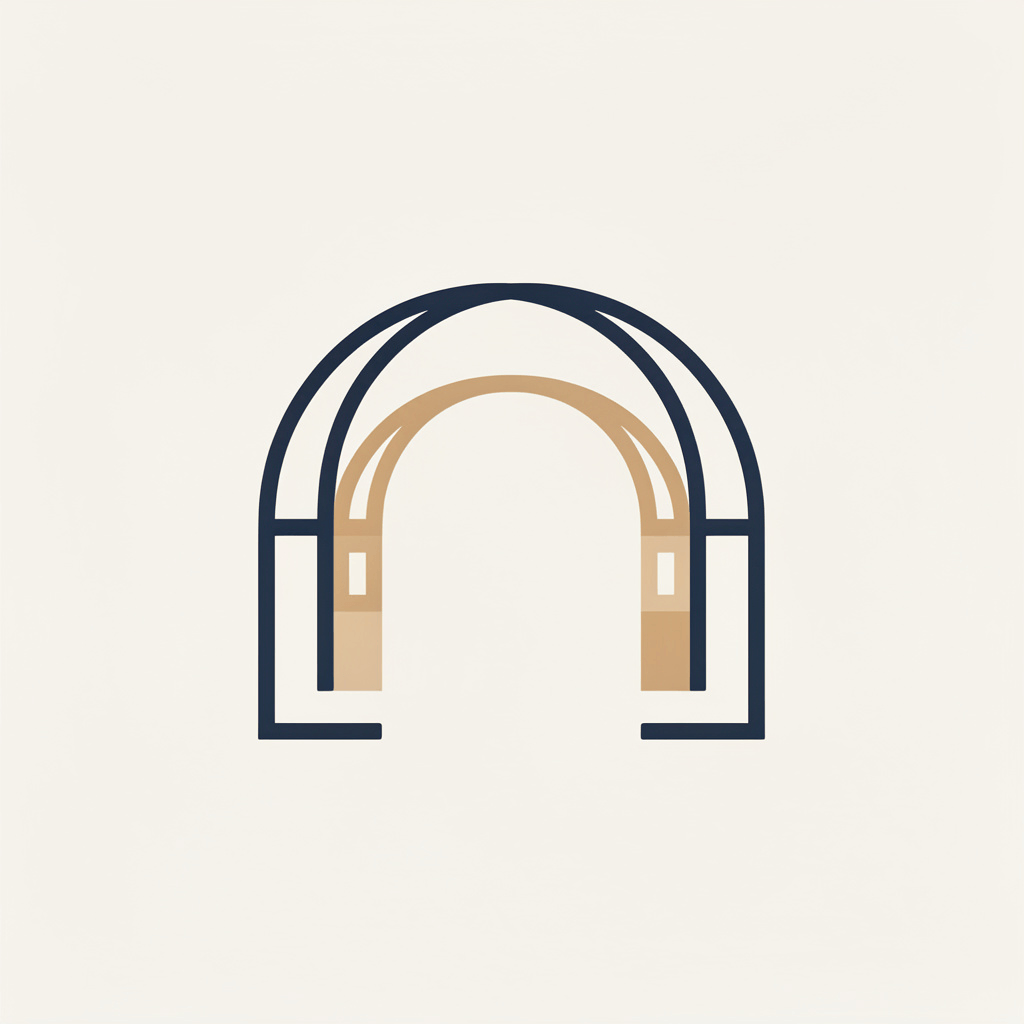 Qasr Elvane US geometric arch mark